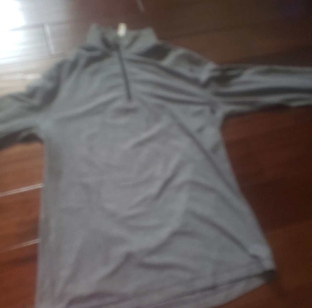 Gray Preowned Lululemon Quarter-Zip Pullover